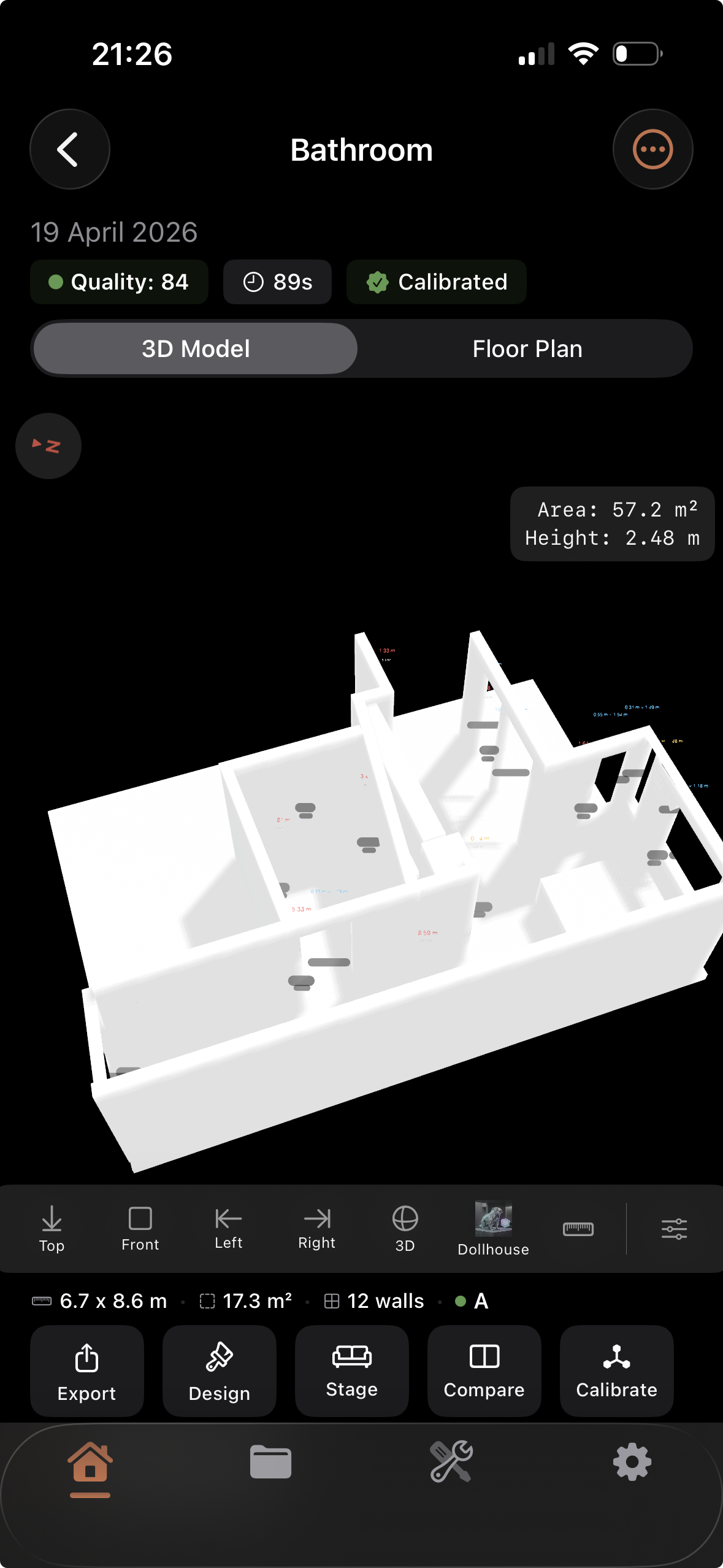 Marmot Build — 3D LiDAR scan of a room captured on iPhone