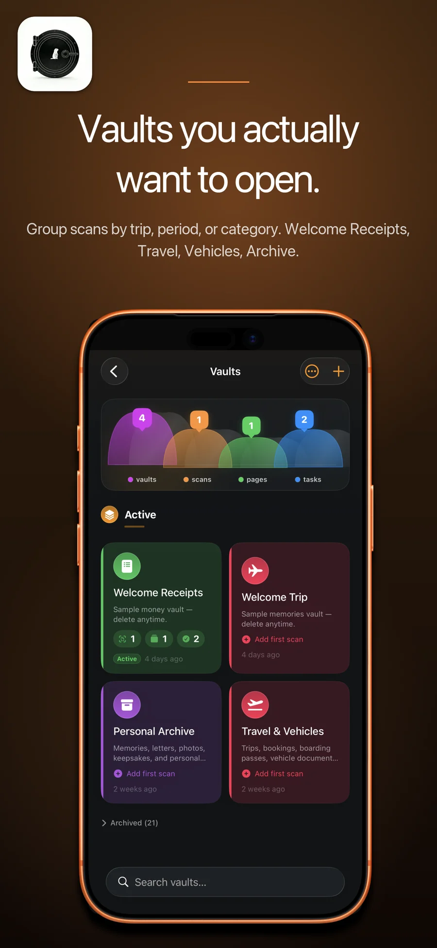 Vaults you actually want to open.